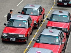 Taxis in Hong Kong